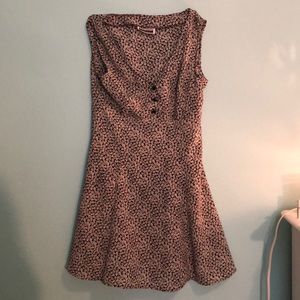 Black and white daisy dress